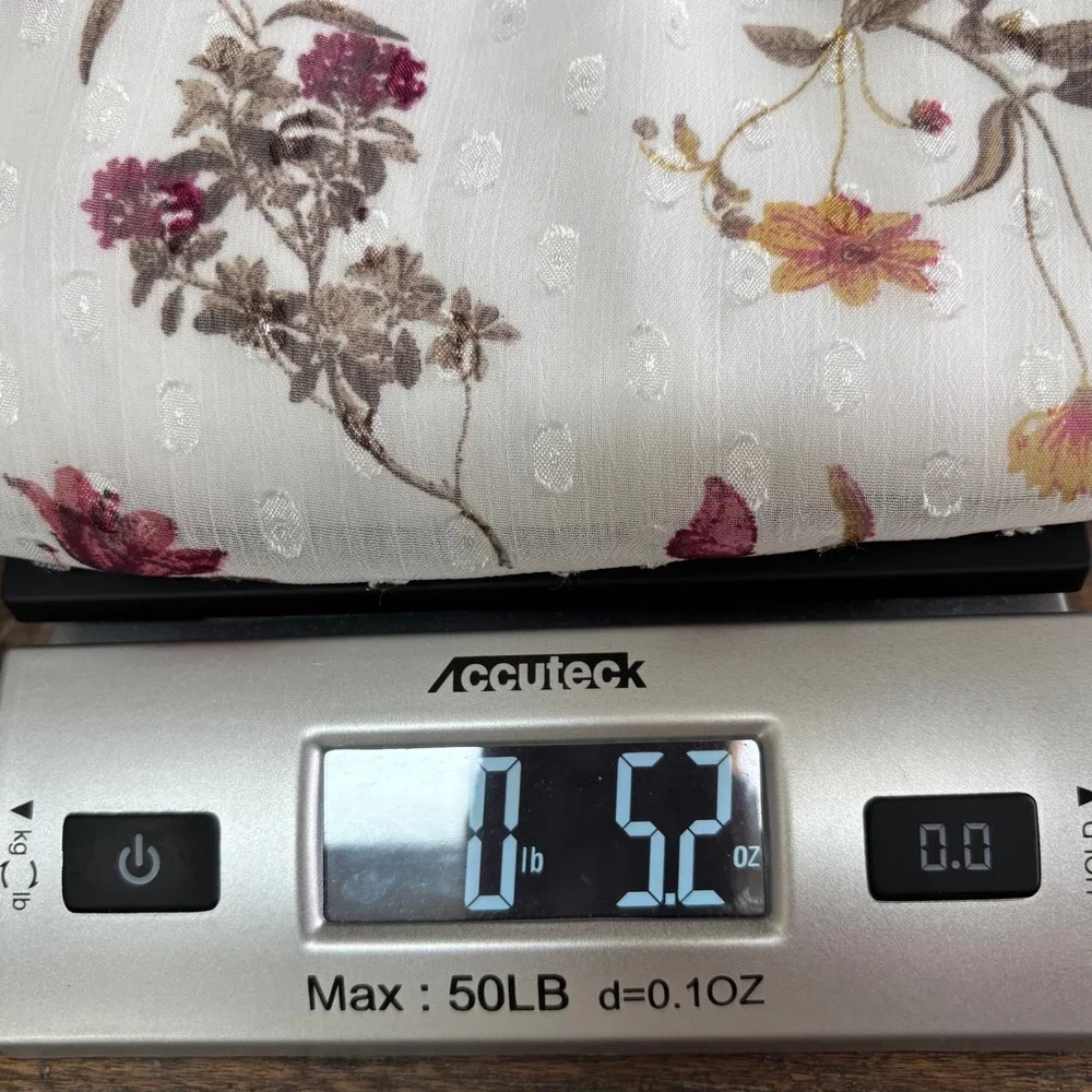 Tamara‎ H Floral Butterfly Boho Fairy Swiss Dot Blouson Top White S Tie Sleeve - Picture 12 of 12